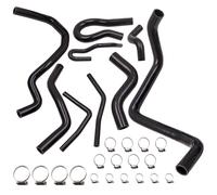 Silicone Black 9Pcs Silicone Radiator Hoses Turbor Intercooler pipe for Honda