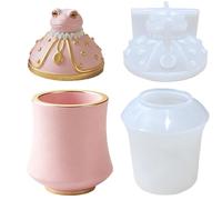 Silicone Resin Mold, Frog Candle Holder Casting Set, Flexible Easy Release Tool with Compact Design, DIY Craft Strong Silicone Build, Multi Shape Resin with Creative Style, Home Decor Mold for Storage