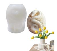 Silicone Resin Molds - Snake Shape Craft Mould, non--Stick, Durable Material | Candle Making Tool for Enthusiasts