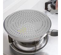 Silicone resistente al calore con coperchio maniglia padella antispruzzo diametr