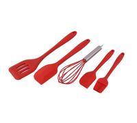 silicone resistente spazzola spatola frusta utensile cottura arnese Set 5 in 1