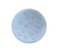 Silicone riutilizzabile a forma di fiocco di neve invernale per decorazioni natalizie in resina epossidica e accessori regalo per le vacanze