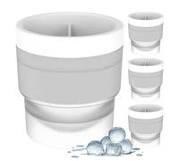 Silicone rotondo drink stampo per whisky vino cocktail cucina in spiaggia per le vacanze barbecue celebrazione festa raccolta escursionistica di natale halloween | Stampo per produttore di palline di