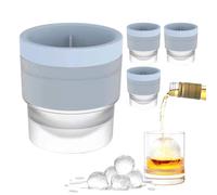 Silicone rotondo drink stampo per whisky vino cocktail cucina in spiaggia per le vacanze barbecue celebrazione festa raccolta escursionistica di natale halloween | Stampo per produttore di palline di