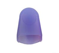 Silicone Sax Mouthpiece Cap Black Quiet Drop(Purple S Size) | Silicone material, quiet drop, no noise, black color, easy to wipe clean