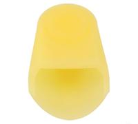 Silicone Sax Mouthpiece Cap Black Quiet Drop(Yellow M Size) | Silicone material, quiet drop, no noise, black color, easy to wipe clean