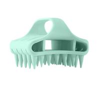Silicone Scalp Brush, Lightweight Scalp Scrubber, Ergonomic Design, Precision Root Cleaning, Manual Wet and Dry Shampoo Massage Brush for Shower Bathroom Daily Travel Hair Care Tool, 8.5x8x7cm