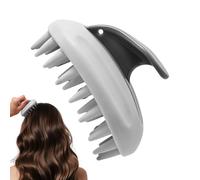 Silicone Scalp Comb - Soft Massage Scrubber, Shampoo Relief Brush | Scalp Massage Brush for Straight Coarse Curly Hair Type Home Dormitory Business Trip