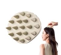 Silicone Scalp Massager, Shell Shaped Massage Comb, Comfortable Shower Hair Brush, Hair Scalp Scrubber, Silicone Scalp Massager Shell Shaped Scalp Scrubber for Comfortable Use