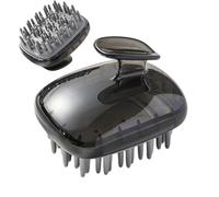 Silicone scalp massaggiatore, Wet Hair Scalp Massager Brush, Anti Slip Hair Scalp Shampoo Brush, Removable Hair Washing Brush for Wet and Dry Hair, Soft Bristle Shampoo Scalp Massage Brush