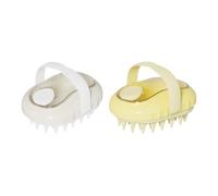 Silicone Scalp Scrubber, Hair Care Brush, Silicone Exfoliator, Shower Soft Bristle Design Deep Cleansing Action Perfect for Shower and Home Spa Use, 1 Piece
