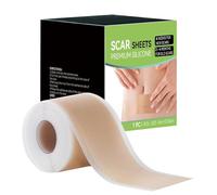 Silicone Scar Tape, Tummy Tuck Strip, Skin Patch Medical-Grade Sheets C-Section Surgical Scars, Reusable Breathable Design for Hydration, Healing, and Scar Flattening.