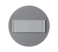 Silicone Scrubber, Bath Exfoliator, 5.31x0.08 Inches Deep-Cleaning Soft Bristles, Shower Pad for Home Travel Spa Use, Gray and Curry, Women, Men, and Sensitive Skin