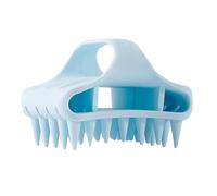 Silicone Scrubber - Spazzola manuale ergonomica per massaggiare i capelli, detergente per shampoo | Strumento per uso bagnato e asciutto per bagno, doccia, viaggi, peeling del cuoio capelluto