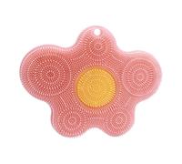 Silicone Scrubbing Mat, 36x29cm, Shower Foot Scrubber, Non-Slip Suction Cups, Back Washer, Bathing Utility, Bathroom Safety, Skin Exfoliations, Feet Cleaning