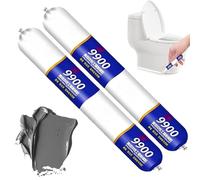 Silicone Sealant Waterproof 9900, High Heat Resistant, Permanent Flexible Caulk for Roof & Wall Cracks, Outdoor & Indoor Use, Tear & Stretch Resistant (Gray 2)