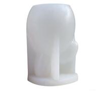 Silicone senza volto testa candela 3D orecchie piegate Silicone Faceless(B)