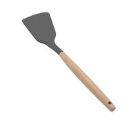 Silicone Serving Spoon, Heat resistant up to 480F. Silicone Kitchen Cooking Utensils Non-Stick Baking Tool (Grey)