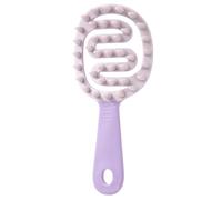 Silicone Shampoo Comb, Soft Scalp Massager Brush, Comfortable Grip Hair Cleaner, Gentle Bristles, Waterproof Design, Pp Thermoplastic Rubber Material, 7.09x3.15in