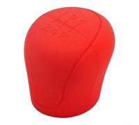 Silicone Shift Knob Cover Non-Slip Grip Protection(Red) | Protects original knob, stops scratches and wear, per durable silicone material, long-lasting use