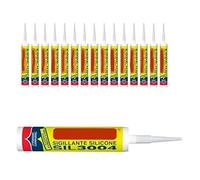 Silicone sigillante bianco antimuffa - SIL3004-5 pezzi -