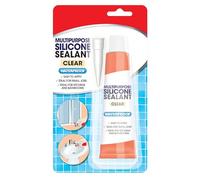 Silicone sigillante, impermeabile, 70 g, colore: trasparente