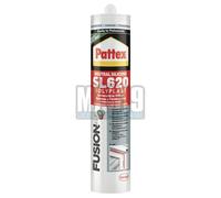 SILICONE SIGILLANTE NEUTRO PATTEX SL620 BIANCO CONF. INDUSTRIALE PZ.25