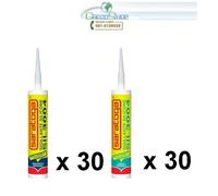 Silicone sigillante trasparente - bianco antimuffa Saratoga - SIL3004