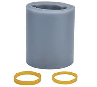 Silicone Skull Form 3D | Reusable Candle & Soap Form with Rubber Rings | Flexible Form for Casting Compound/Chocolate/Cake Decoration | 6.9x5.8x4.7cm