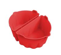 Silicone Slow Cooker Divider, 1 Pair Reusable Pot Dividers, Oval Shape Design, Dishwasher Safe Material, Meat and Rice Cooker Liner for Housewife, Kitchen Gadget, 8.54x5.51x4.33 inches