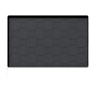 Silicone sotto tappetino for lavello tappetino for mobile da cucina non slip tappetino for la casa (nero m) (nero m)