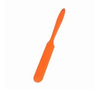Silicone Spatula for Baking | Food Grade Silicone Scraper with Soft Brush Handle | Cake Batter Mixer & Cream Spreader for Kitchen/Bakery Use | Heat Tolerant (Orange)