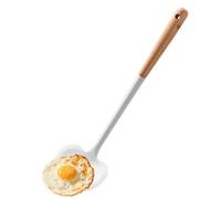 Silicone Spatula, Turner Flipper, Heat-Resistant Silicone with Long Ergonomic Handle, Scratch-Free Performance, Cooking Utensil for Egg Pancake Fish BBQ Meat Burger Grill Baking