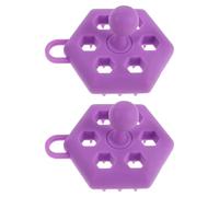 Silicone Spazzola Massaggiante 2 Pezzi per Capelluto | Uso a Secco e Bagnato, Pulizia Profonda, Rimuove Forfora e Sebo, per Famiglia, Palestra e Viaggi