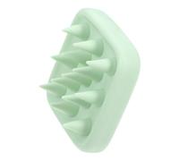 Silicone Spazzola Massaggiante Verde per Cuoio Capelluto | Lavaggio dei Capelli e Doccia, Pulizia Profonda della Base, Sollievo dal Prurito, Massaggio dei Punti