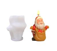 Silicone Stampi Candele Natalizia Resina Epossidica Stampo Babbo Natale Stampo Fatti Fatti A Mano Silicone Candela Natalizia Babbo Natale Cottura A Cottura