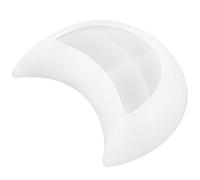 Silicone Stampo Fai da Te per Vassoio a Forma di Mezzaluna Epossidico | Bianco, Superficie Liscia e Pulizia Semplice, per Gioiellieri e Artisti della Resina