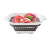 Silicone Strainer Basket With Handle, Folding Fruit Washing Basket,Household Cleaning Tool Bowl For Spinach, Salad Leaves, Fruits And Fresh Vegetables