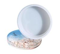 Silicone Table Mold [35.5x5cm Round Tabletop Resin Mold + 32cm Table Legs] Durable Flexible Silicone Epoxy Oćean Design Furniture DIY Kit Home Decoration Craft TableStool Casting Making