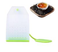 Silicone Tea Infuser - Stainless Steel Tea Strainer | Loose Leaf Infuser | Reusable Safe Filter | Reusable Ball With Silicone Handle, Leaf Strainers For Green | Creative Strainer For Cups, Teapots, Mu