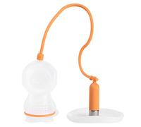 Silicone Tea Infuser Strainer | Diver Shape Tea Leaf Holder for Loose Leaf Tea | Heat Tolerant & Easy to Maintain Tea Ball for Mugs/Cups | Food Grade, BPA Not Present (Orange)