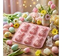 Silicone tema coniglio per stampo per cubetti di ghiaccio dolcetti cioccolato fa