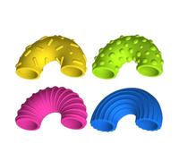 Silicone Texture Fidget, Tactile Sensory Toy, 2.48in Ergonomic Design, Calming Stress Reliever, Portable Fidget for Children, Boys and Girls, Travel, School, Classroom, Home Use