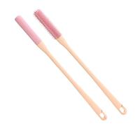 Silicone Toe Brush, Nail Cleaning Brush, Soft Bristles Foot Scrubber Shower Use, PP Material, Effortless Hygiene, Deep Reach Tool for Elderly Seniors and Limited Mobility, 1.5x40cm