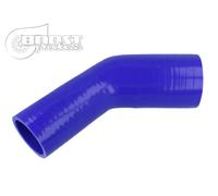 Silicone Transition Gomito Curva 45 gradi. 70 - 60 mm. blu