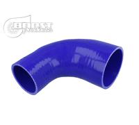 Silicone Transition Gomito Curva 90 gradi. 32 - 19 mm. blu