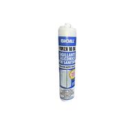 SILICONE TRASPARENTE ANTIMUFFA FORZA10 SIGILLANTE SANITARI RESISTENTE 10 ANNI.