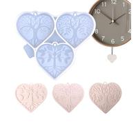 Silicone Tree Mold - Silicone, a forma di cuore non bastone per alimenti | Reusable Soft Resin and Baking Molds Versatile Crafting Tool for Kitchen, Living Room, Bedroom, Doors, Walls, Craft Projects