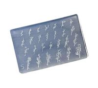 Silicone Unghie Art Form Accessori Forme Fiori Tema Unghie Forma Decorativa Silicone Texture Adatto Per Vari Tipi Riutilizzabile Modello di Design Unghie