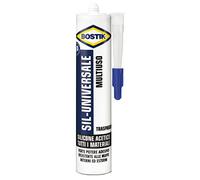 Bostik Silicone sigillante acetico universale trasparente adesivo elastico 280 ml - 24 pz